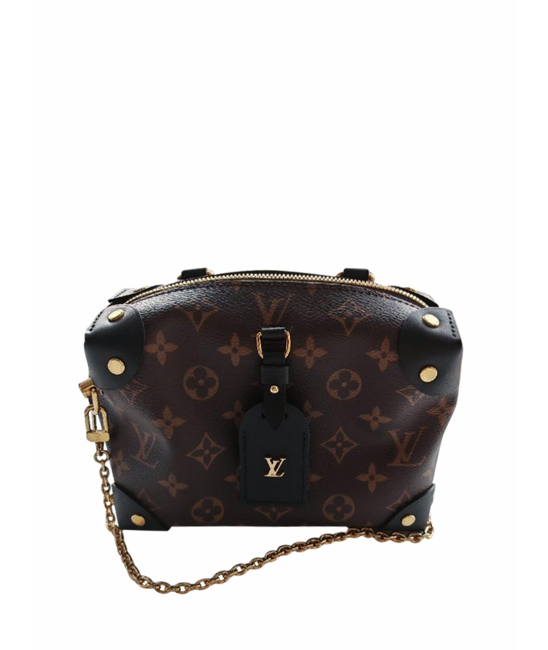 LOUIS VUITTON Коричневая кожаная сумка через плечо, фото 1