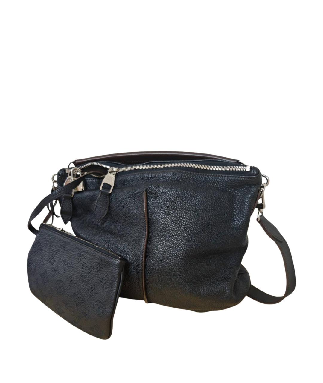 LOUIS VUITTON Черная кожаная сумка через плечо, фото 1