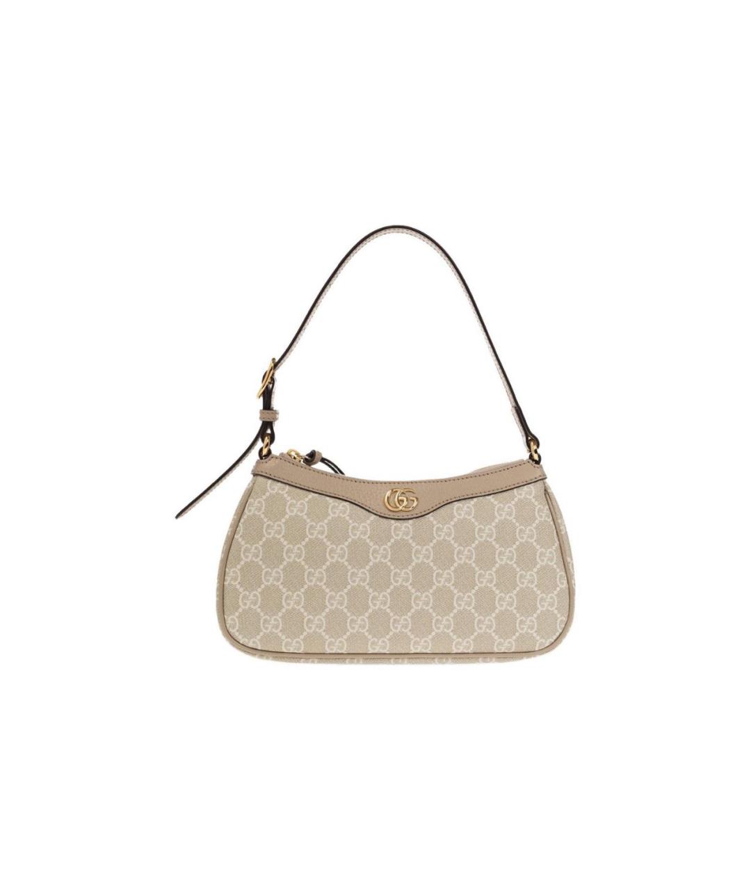 GUCCI Бежевая сумка с короткими ручками, фото 1