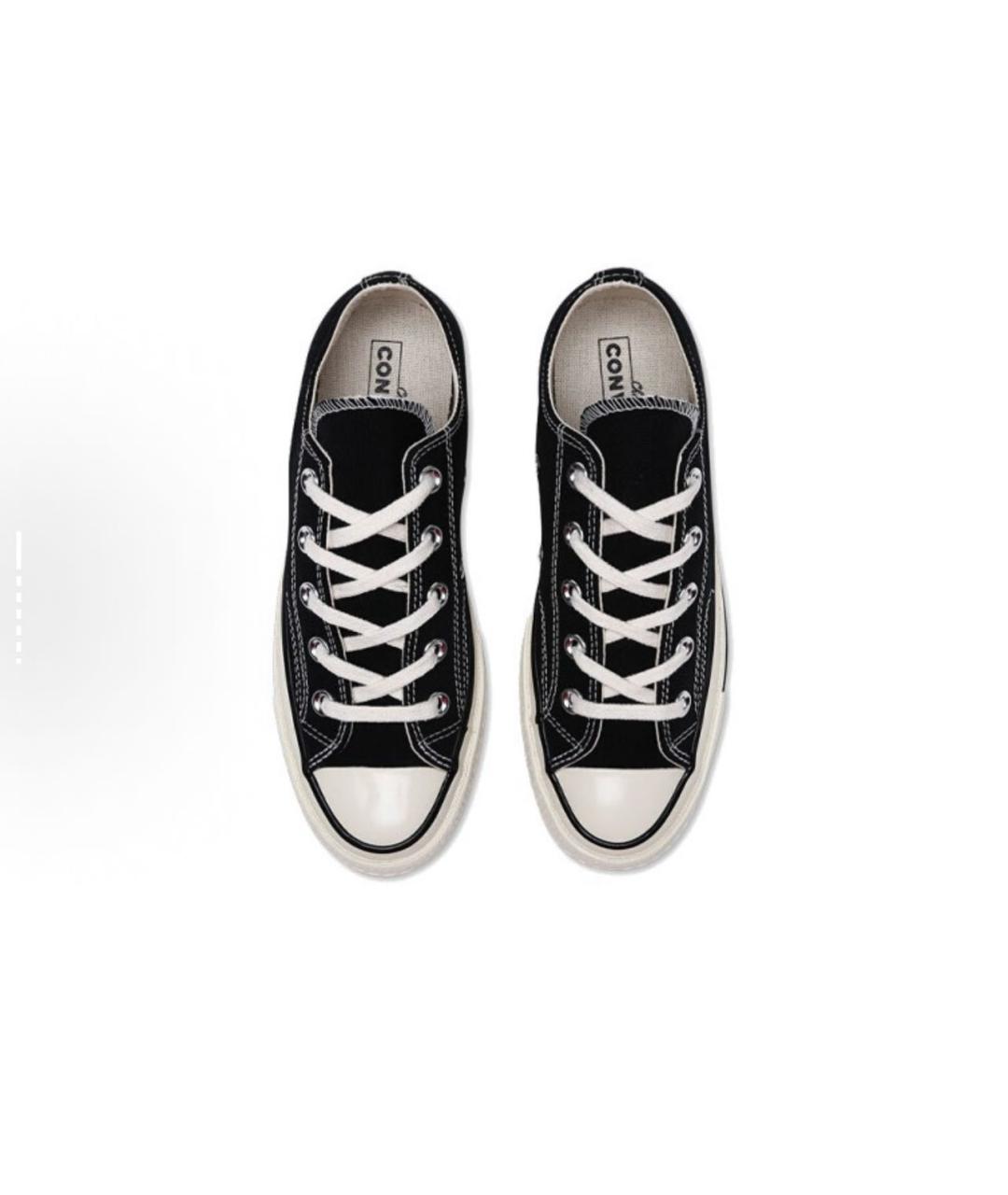 CONVERSE Черные текстильные кеды, фото 3
