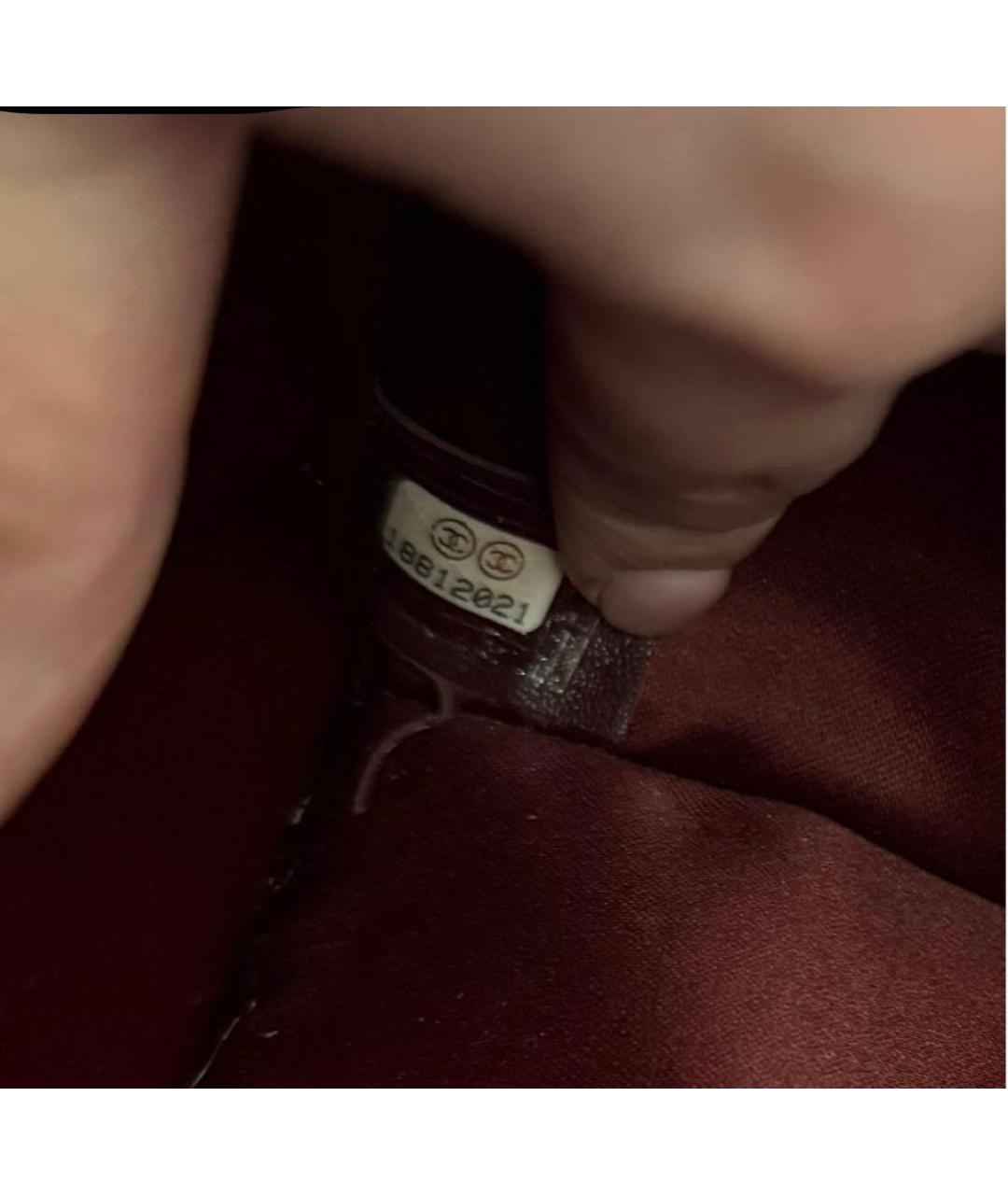 CHANEL Черная кожаная сумка через плечо, фото 6