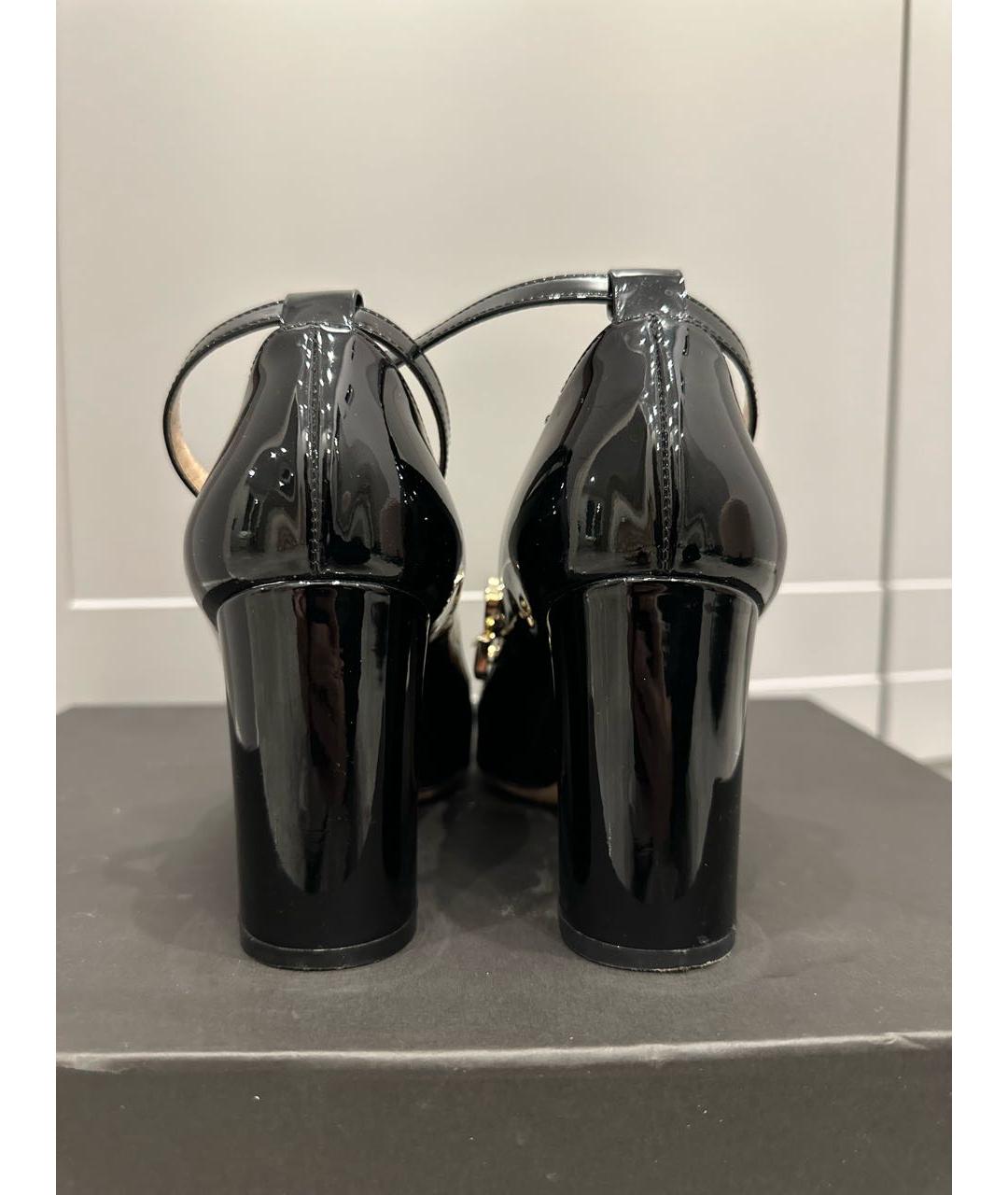 GIANVITO ROSSI Черные туфли из лакированной кожи, фото 3