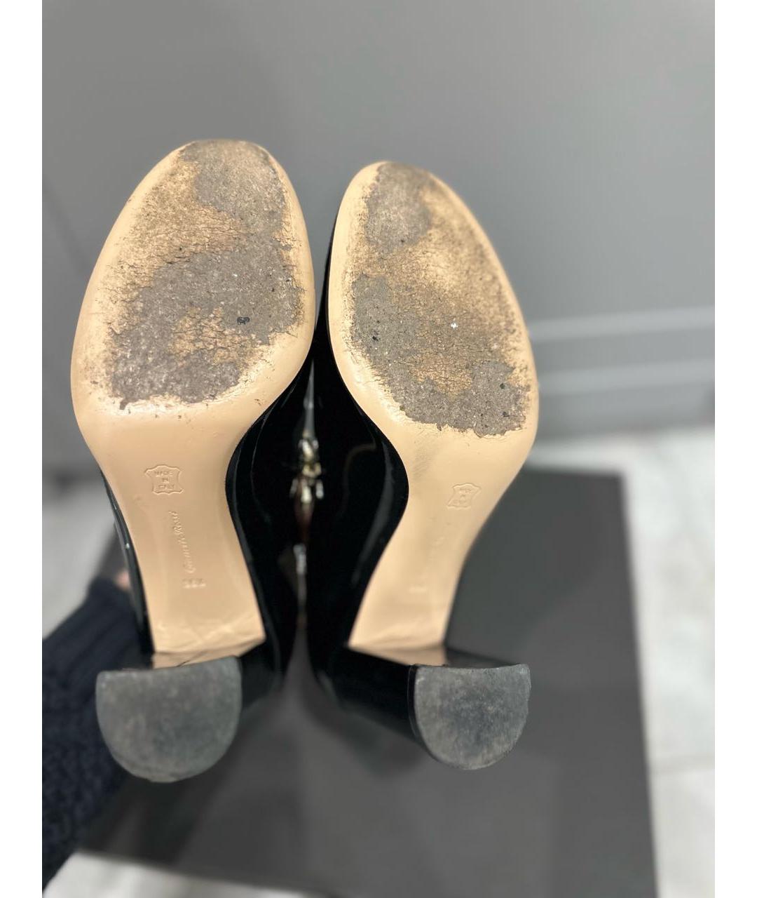 GIANVITO ROSSI Черные туфли из лакированной кожи, фото 7