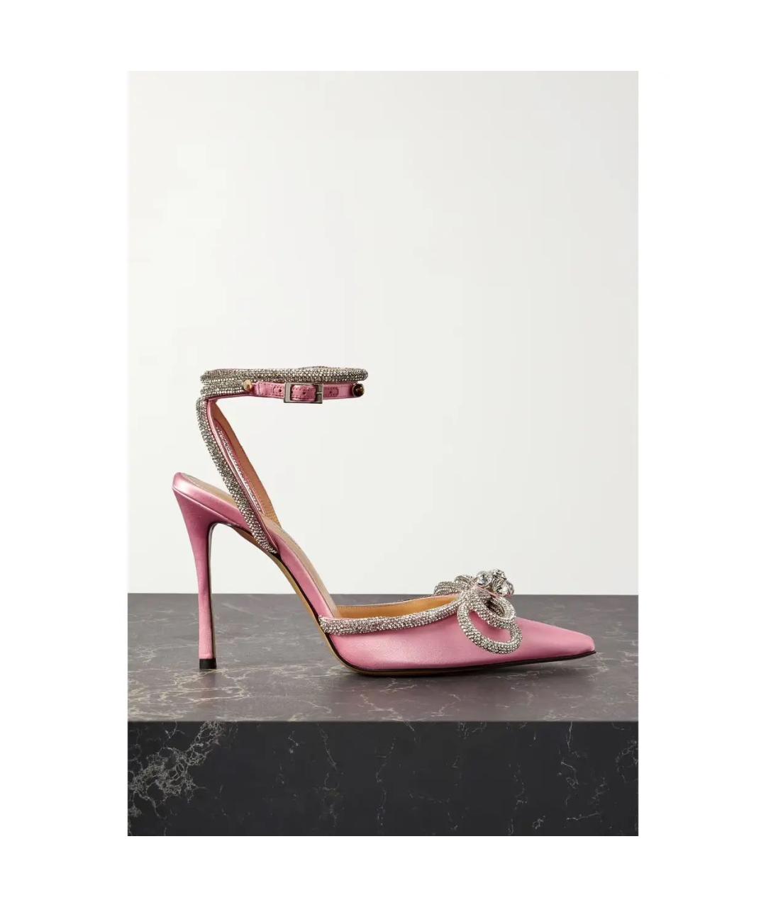 MACH&MACH Розовые текстильные туфли, фото 5