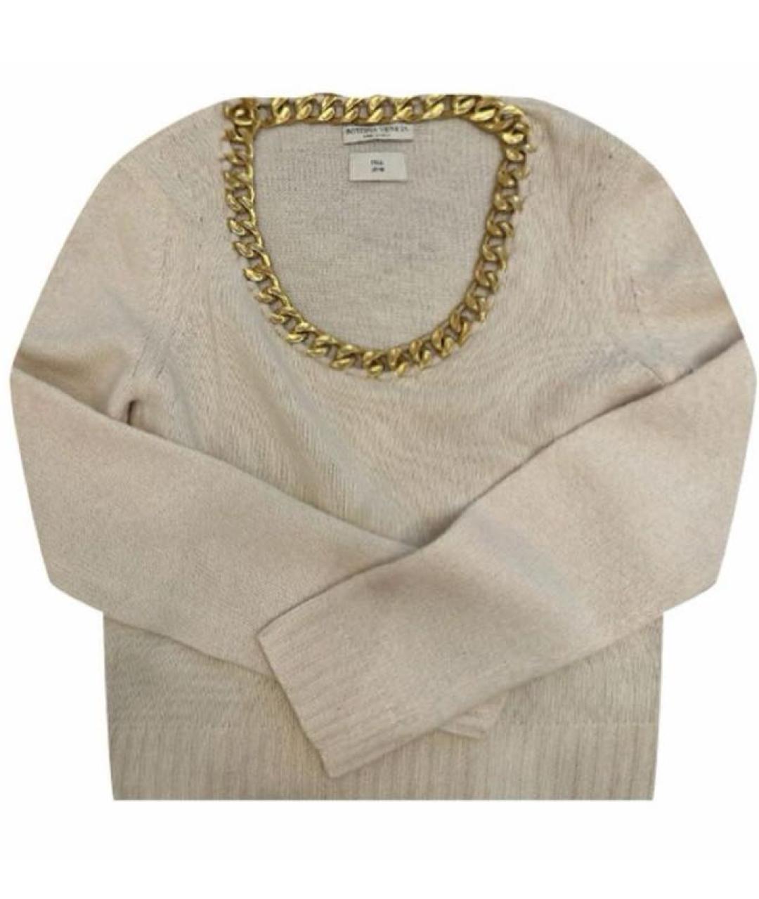 BOTTEGA VENETA Бежевый джемпер / свитер, фото 1