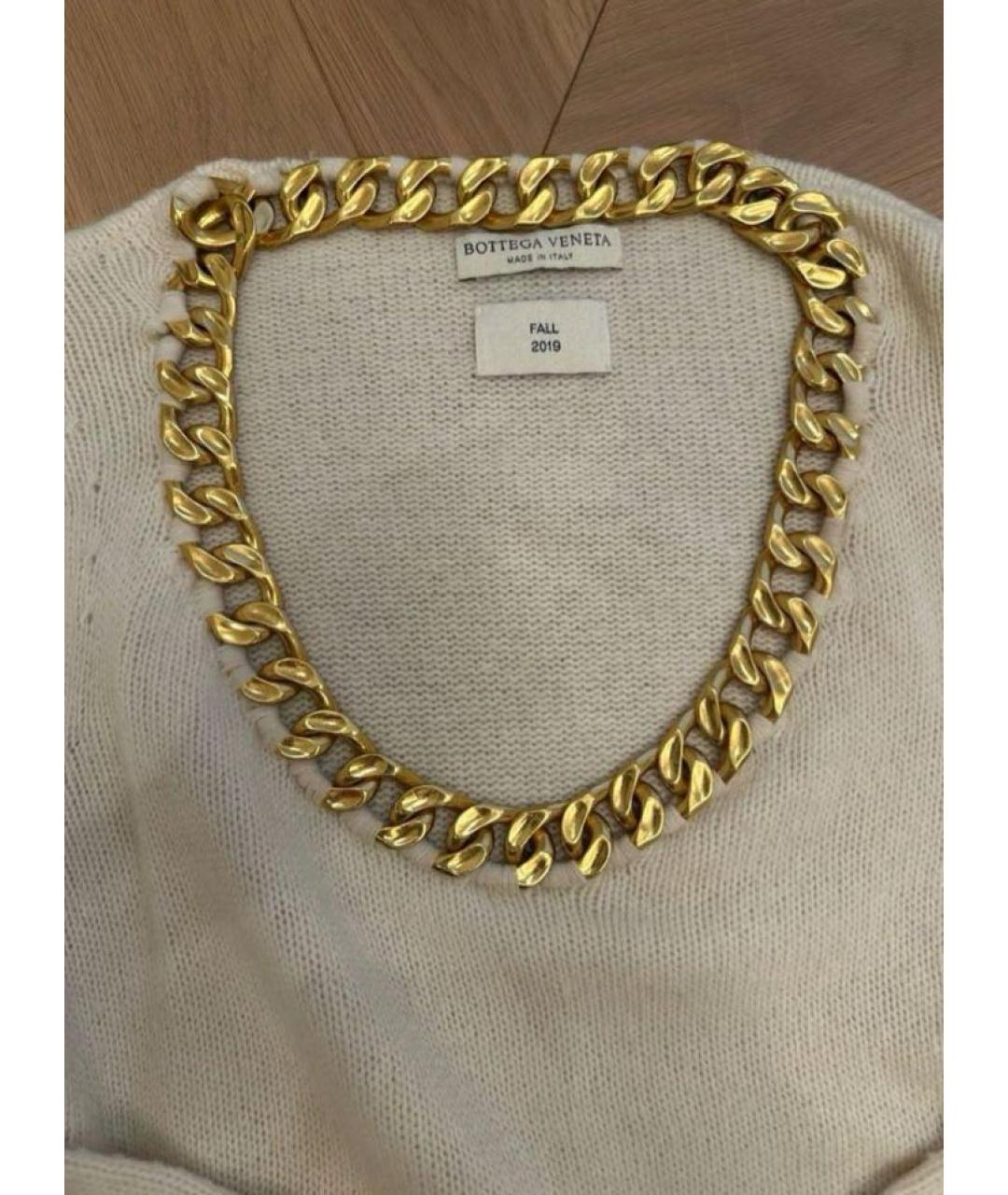 BOTTEGA VENETA Бежевый джемпер / свитер, фото 3