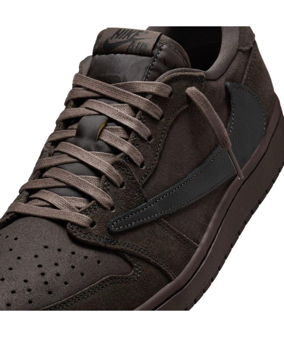 JORDAN Коричневые замшевые кроссовки, фото 6