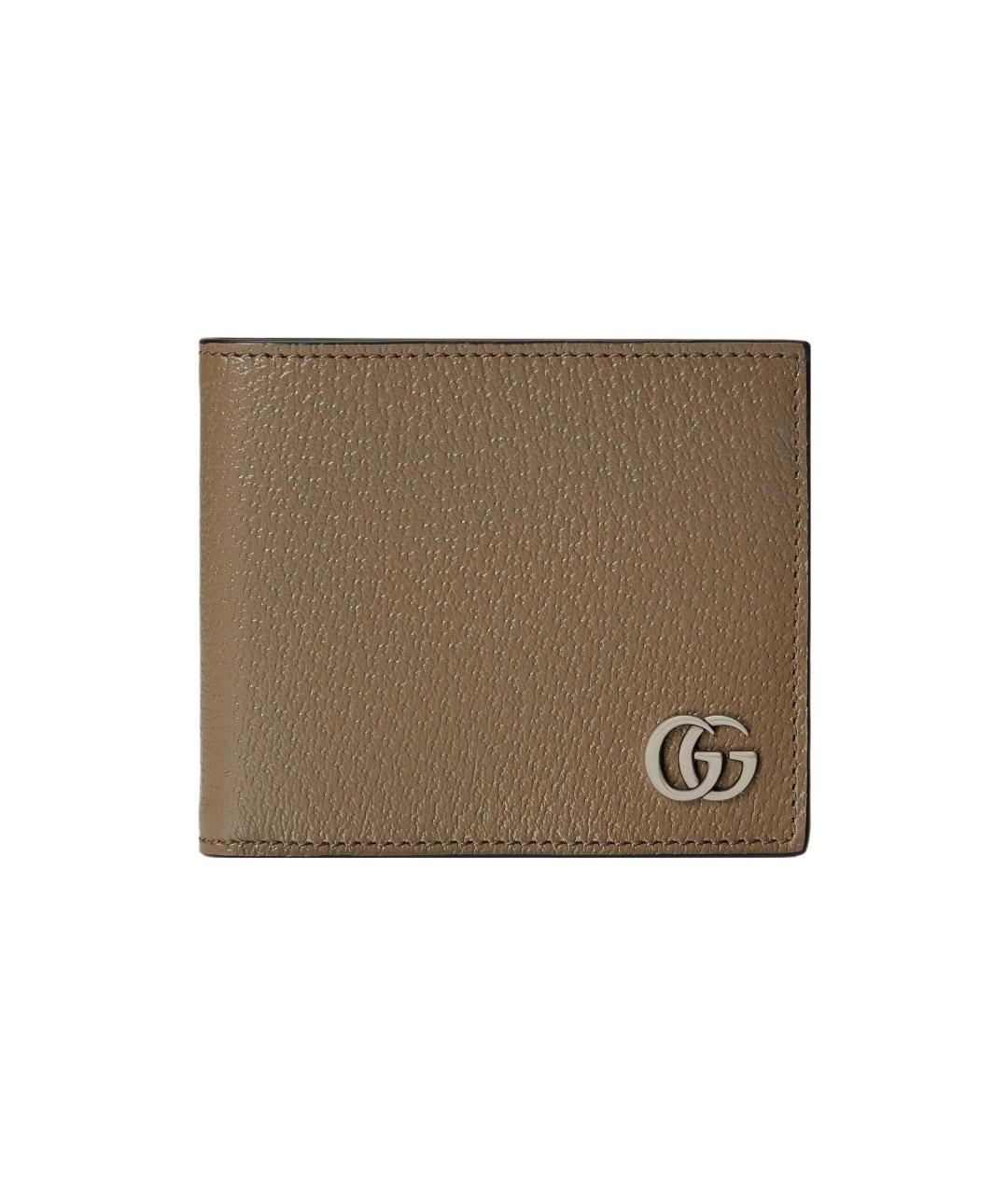GUCCI Коричневый кожаный кошелек, фото 1
