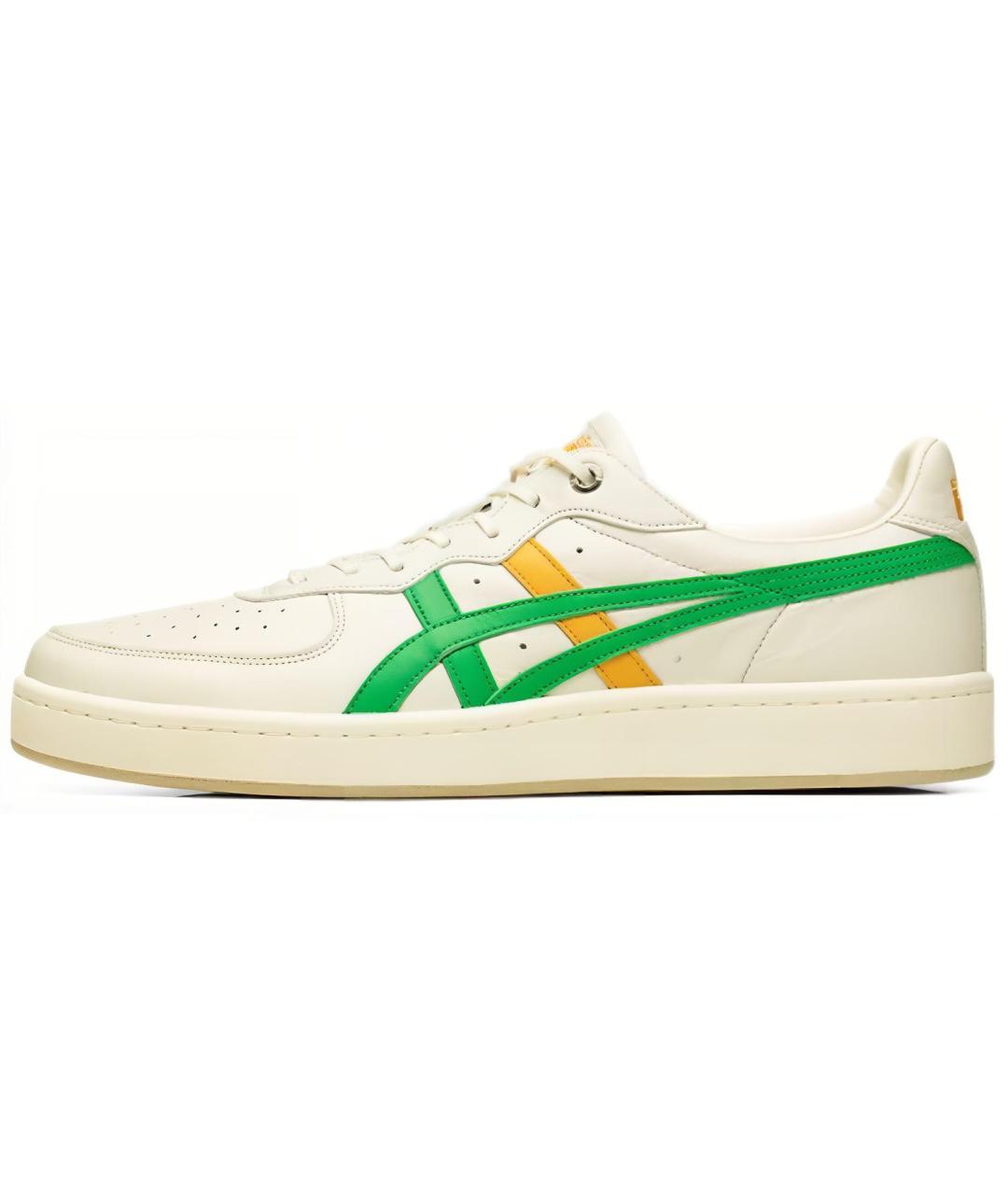 ONITSUKA TIGER Бежевые кожаные кеды, фото 2