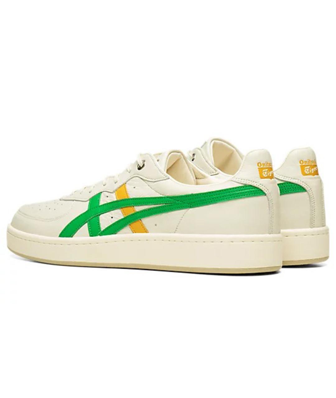 ONITSUKA TIGER Бежевые кожаные кеды, фото 4