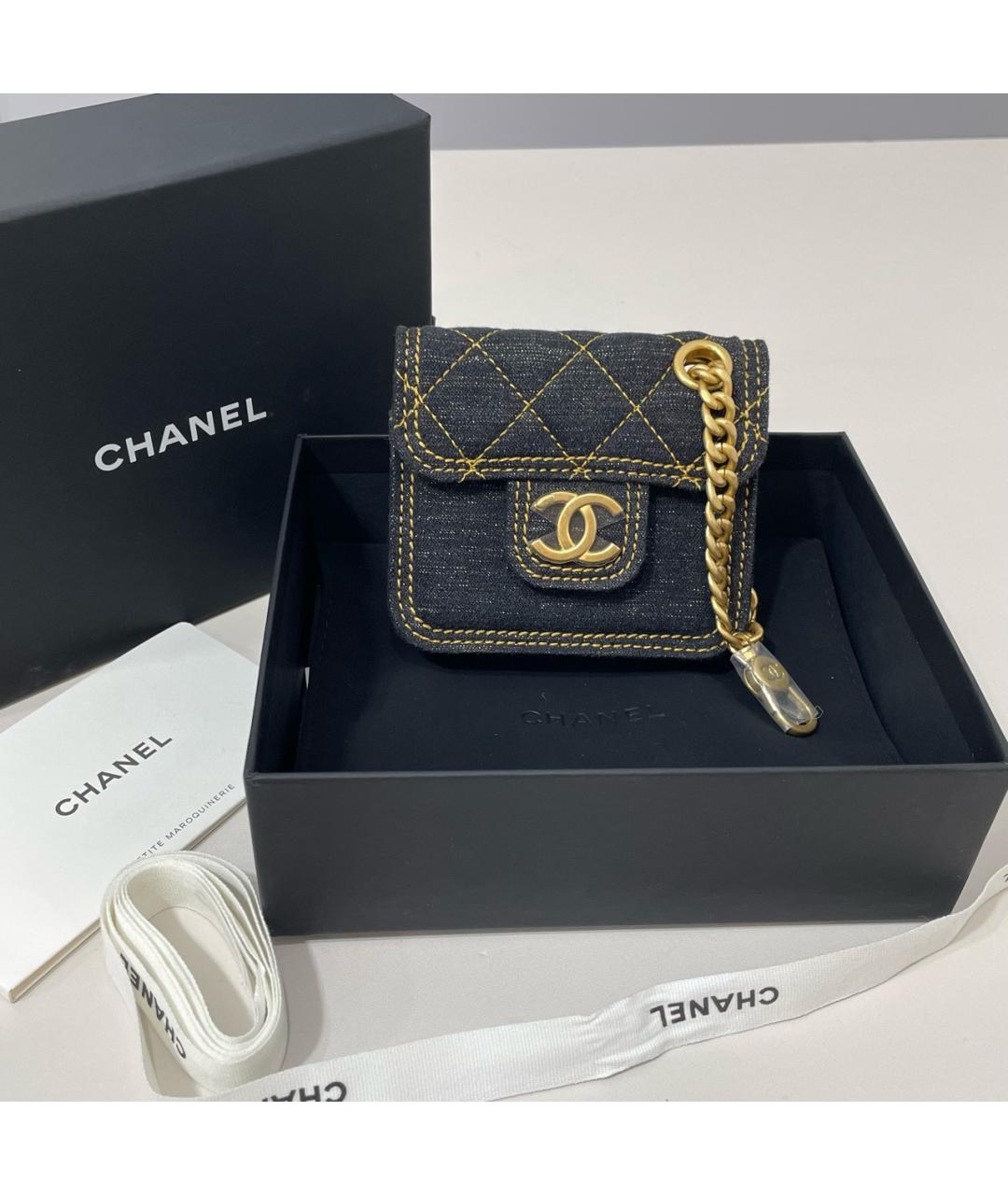 CHANEL Черный кардхолдер, фото 4