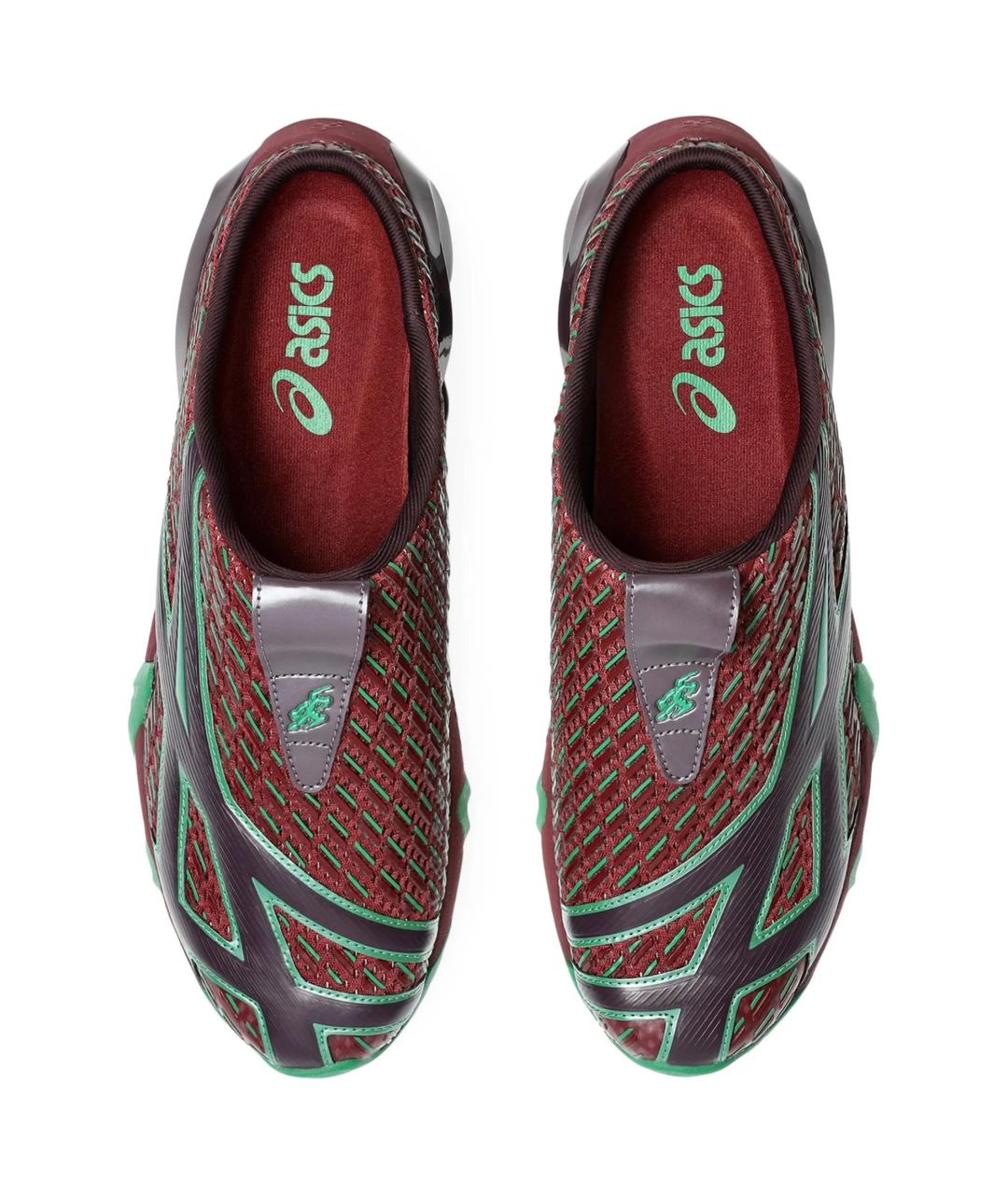ASICS Бордовые низкие кроссовки / кеды, фото 3