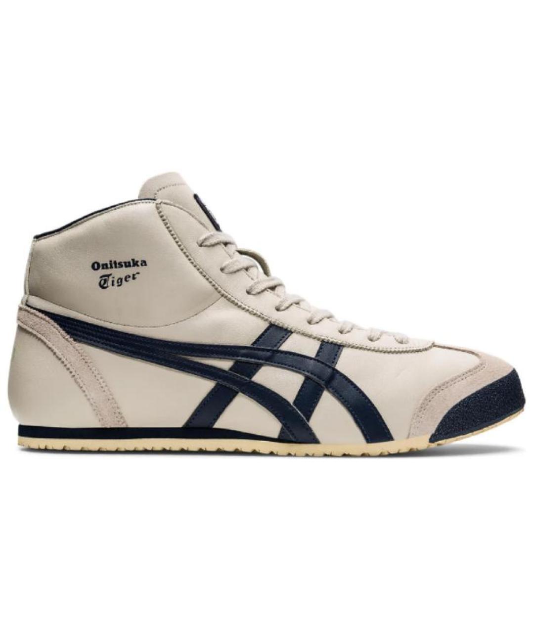 ONITSUKA TIGER Бежевые кожаные кроссовки, фото 1