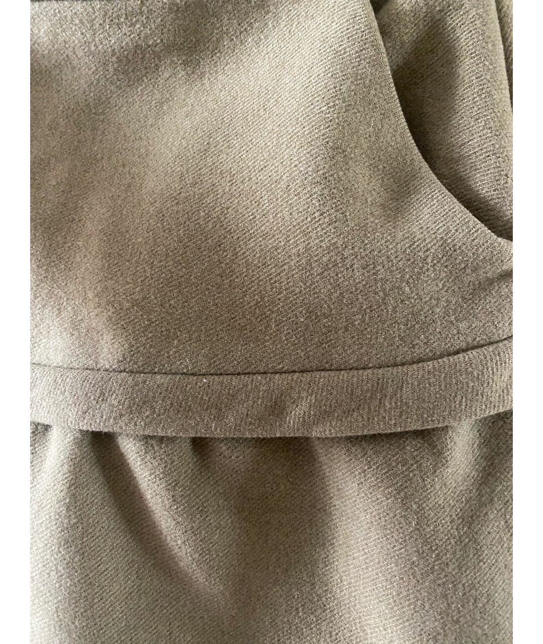 STELLA MCCARTNEY Бежевая шелковая юбка мини, фото 3