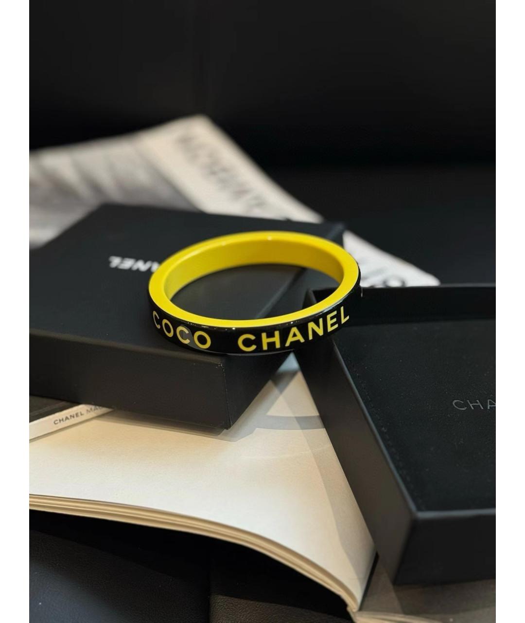 CHANEL Желтый браслет, фото 4