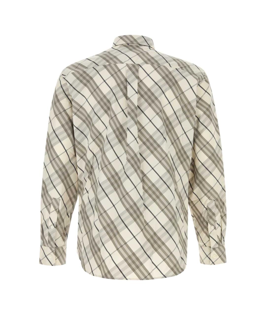 BURBERRY Бежевая хлопковая кэжуал рубашка, фото 2