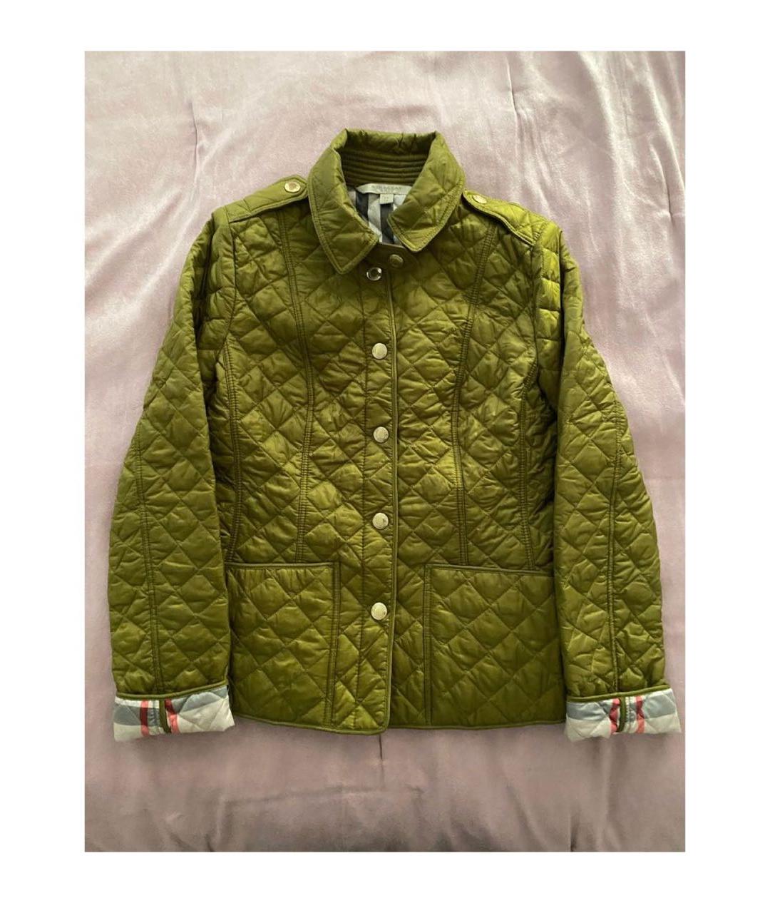 BURBERRY Зеленая куртка, фото 3