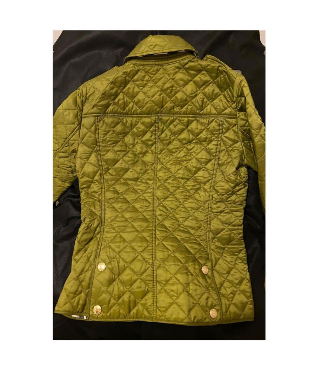 BURBERRY Зеленая куртка, фото 4