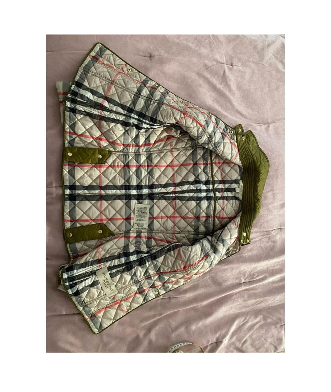 BURBERRY Зеленая куртка, фото 5