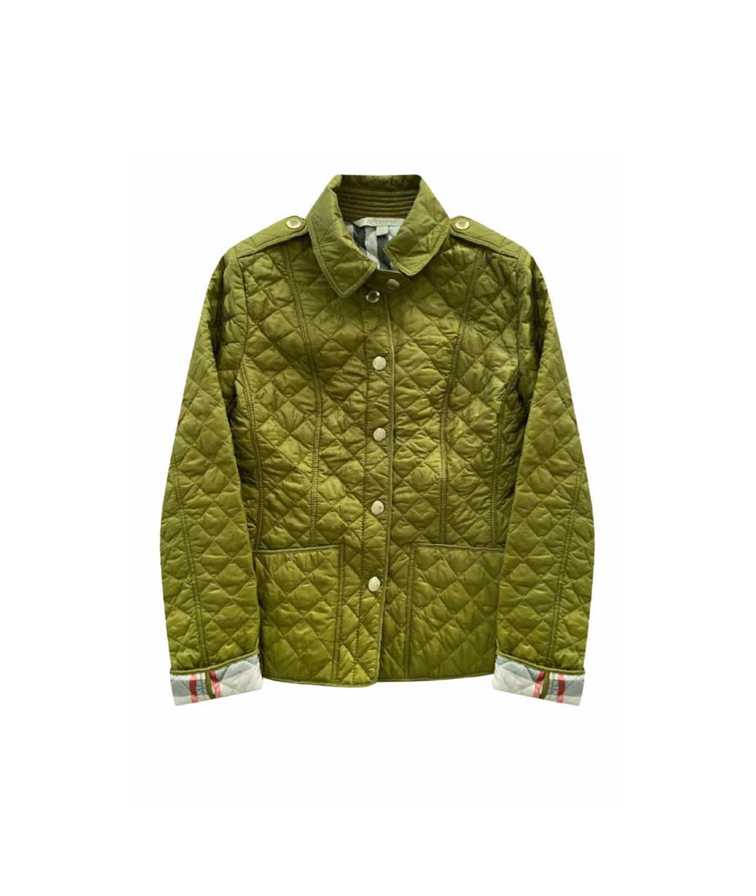 BURBERRY Зеленая куртка, фото 1