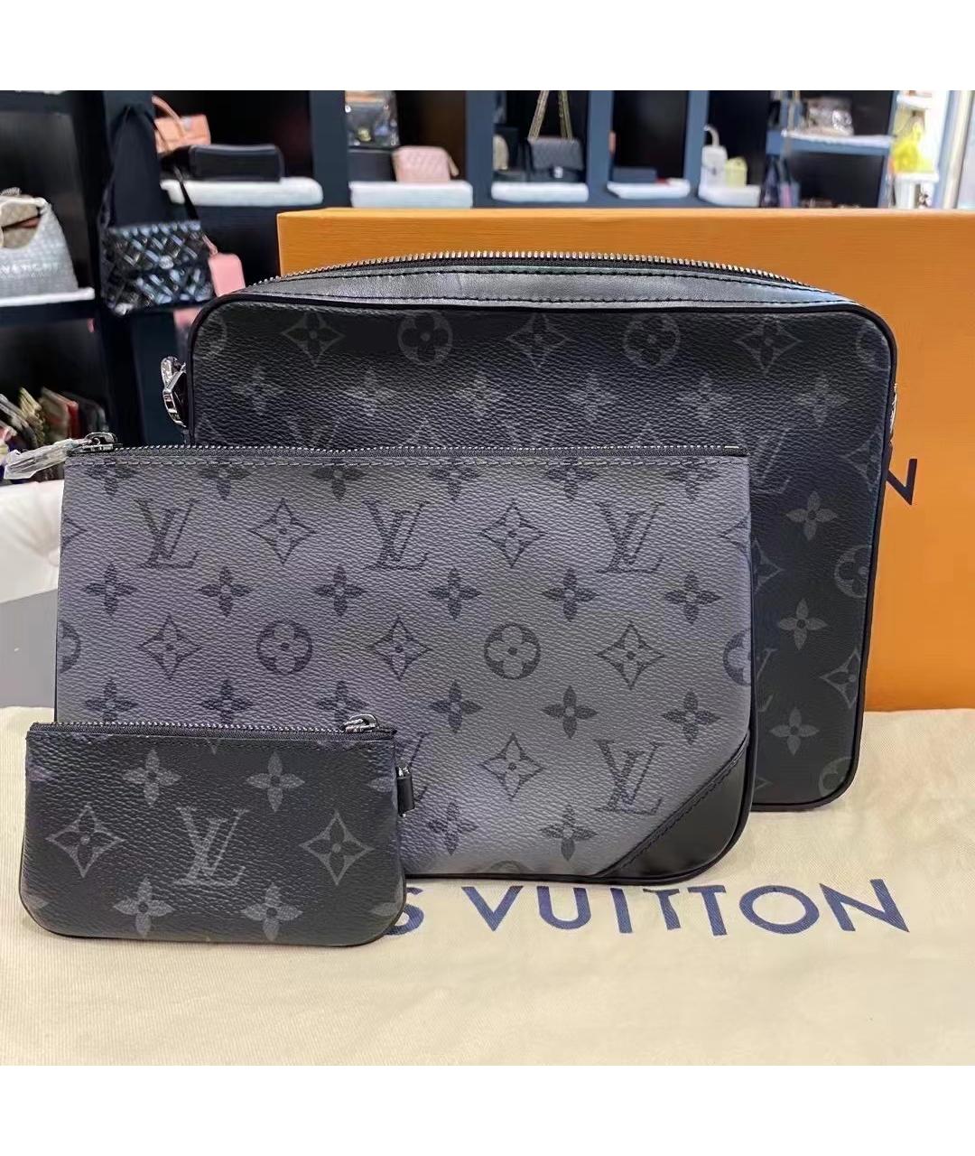 LOUIS VUITTON Черная сумка на плечо, фото 2