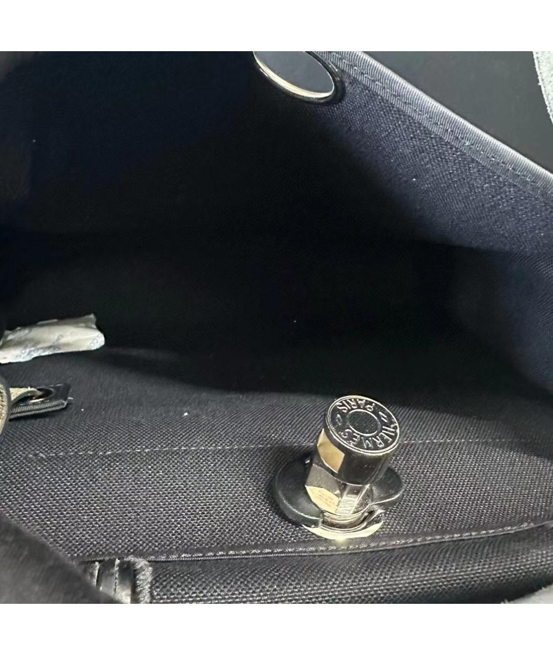 HERMES Черная сумка с короткими ручками, фото 7