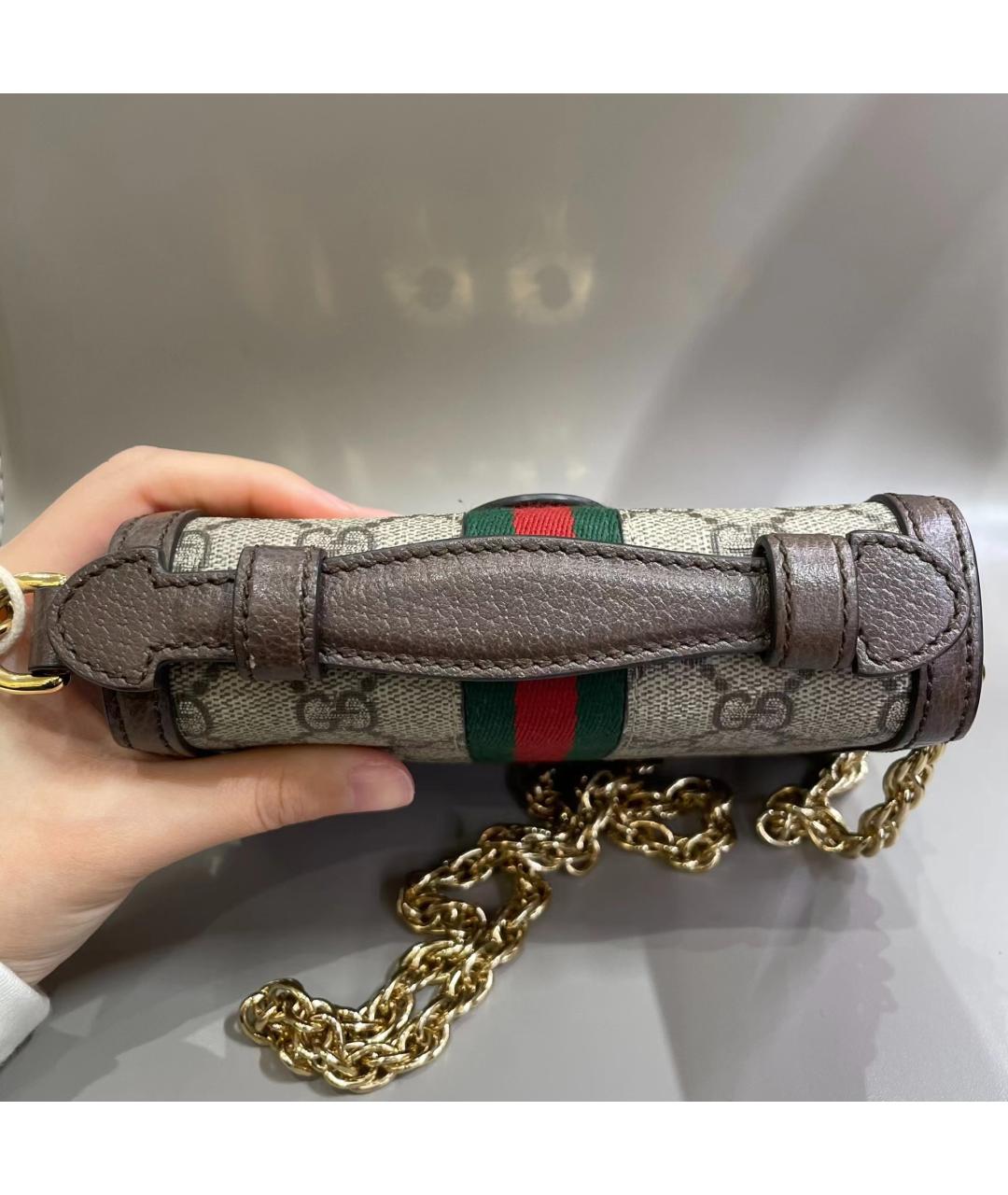 GUCCI Коричневая сумка через плечо, фото 5