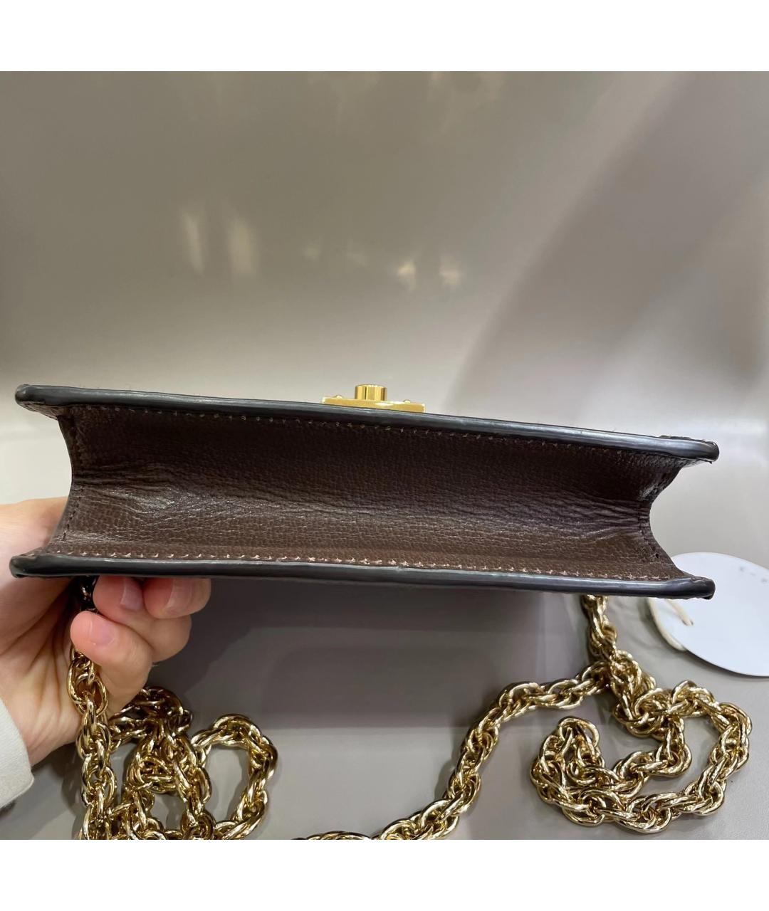 GUCCI Коричневая сумка через плечо, фото 6