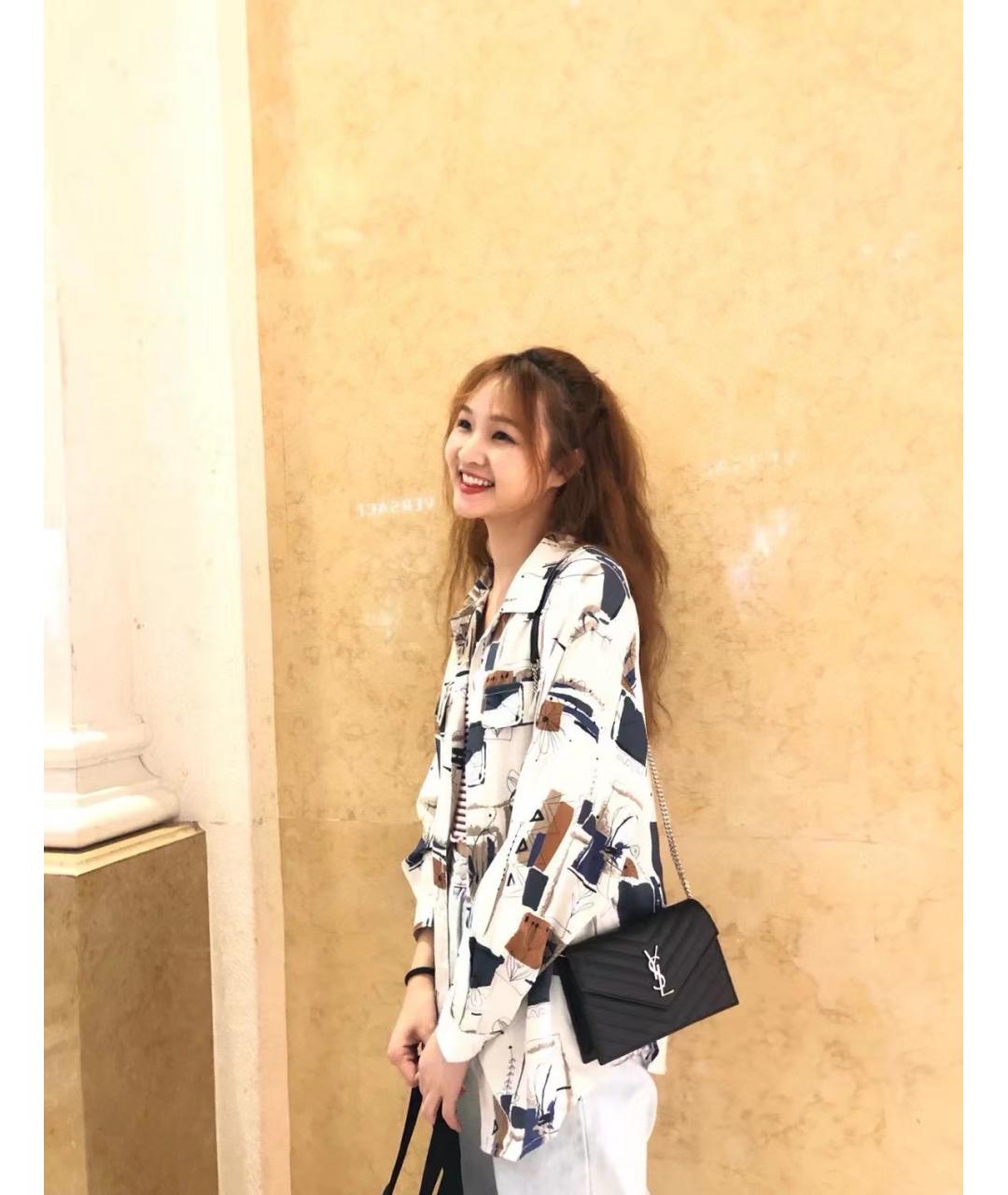 SAINT LAURENT Черная кожаная сумка через плечо, фото 6