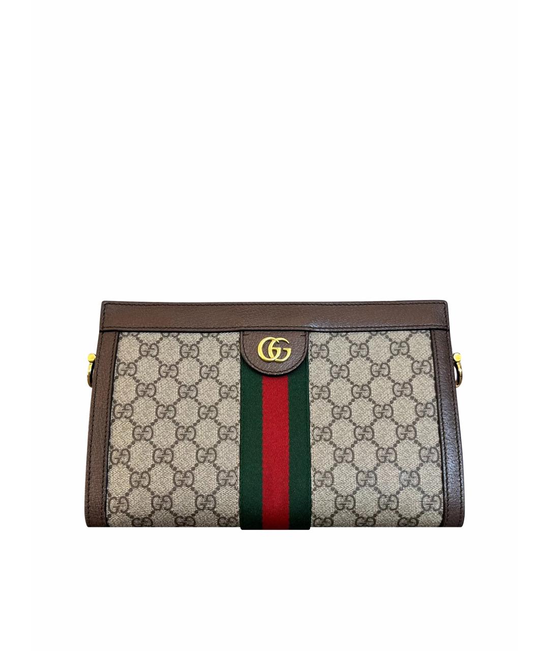 GUCCI Коричневая сумка через плечо, фото 1