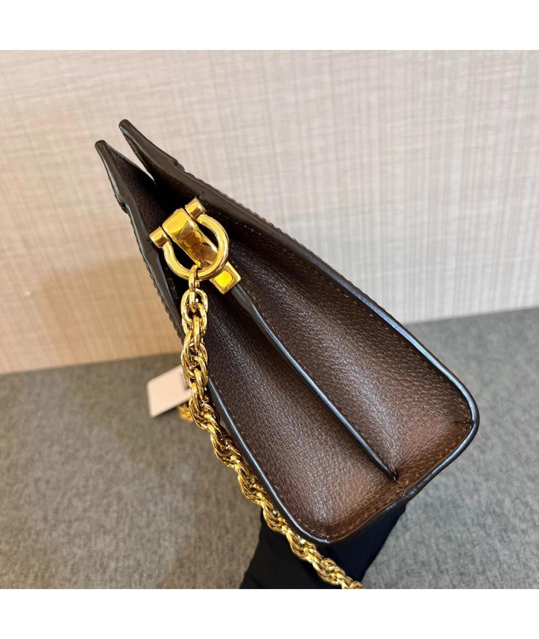 GUCCI Коричневая сумка через плечо, фото 5