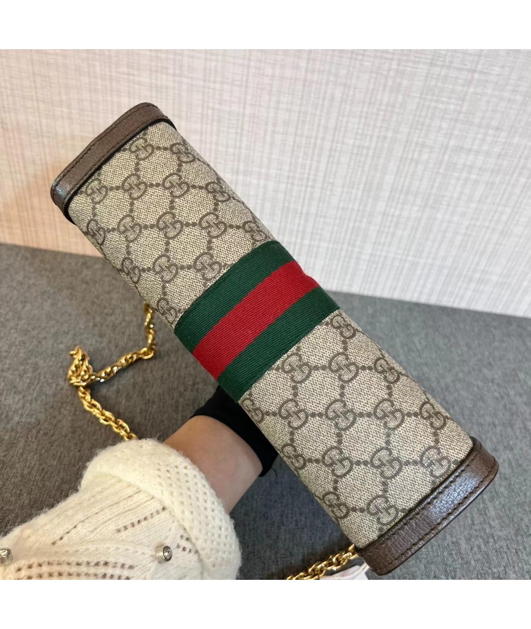 GUCCI Коричневая сумка через плечо, фото 7