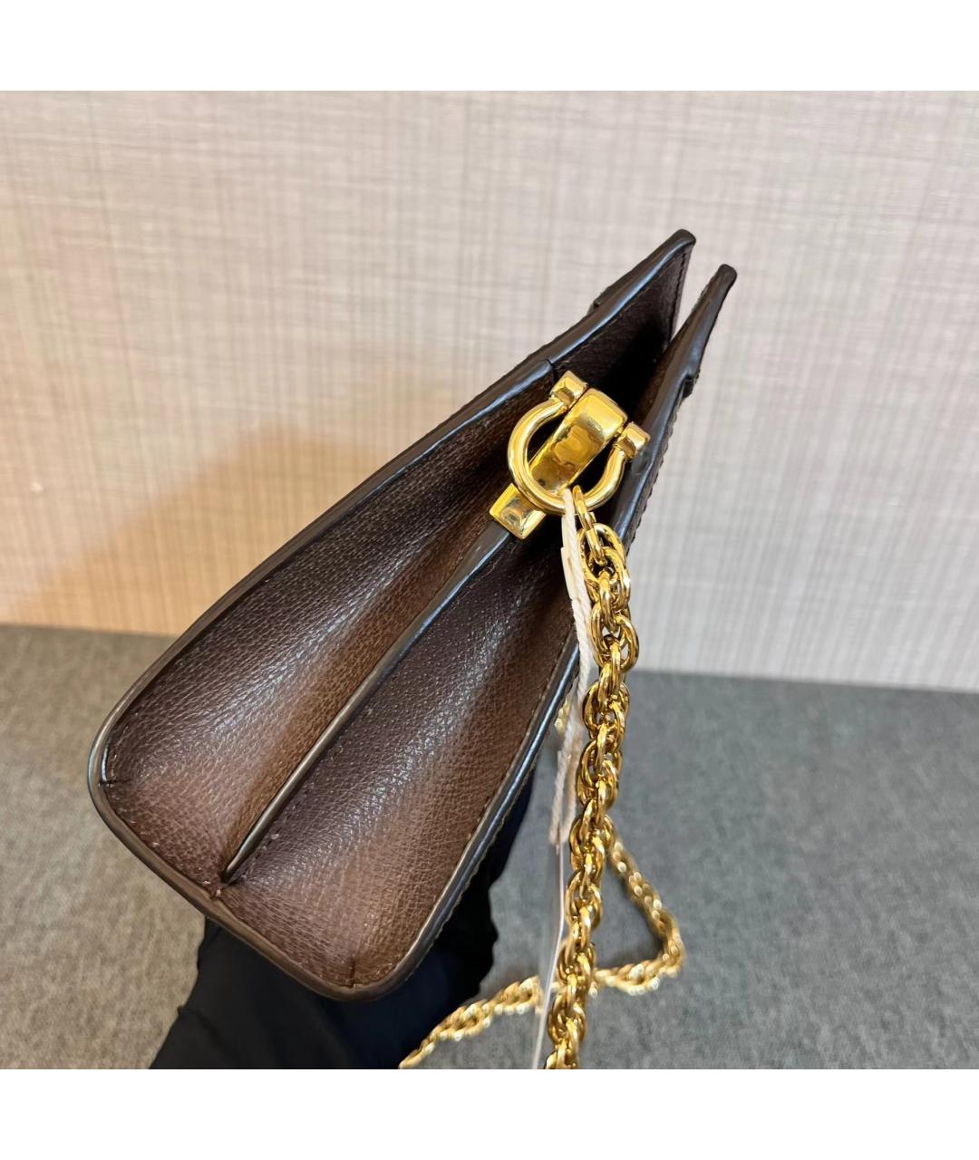 GUCCI Коричневая сумка через плечо, фото 4