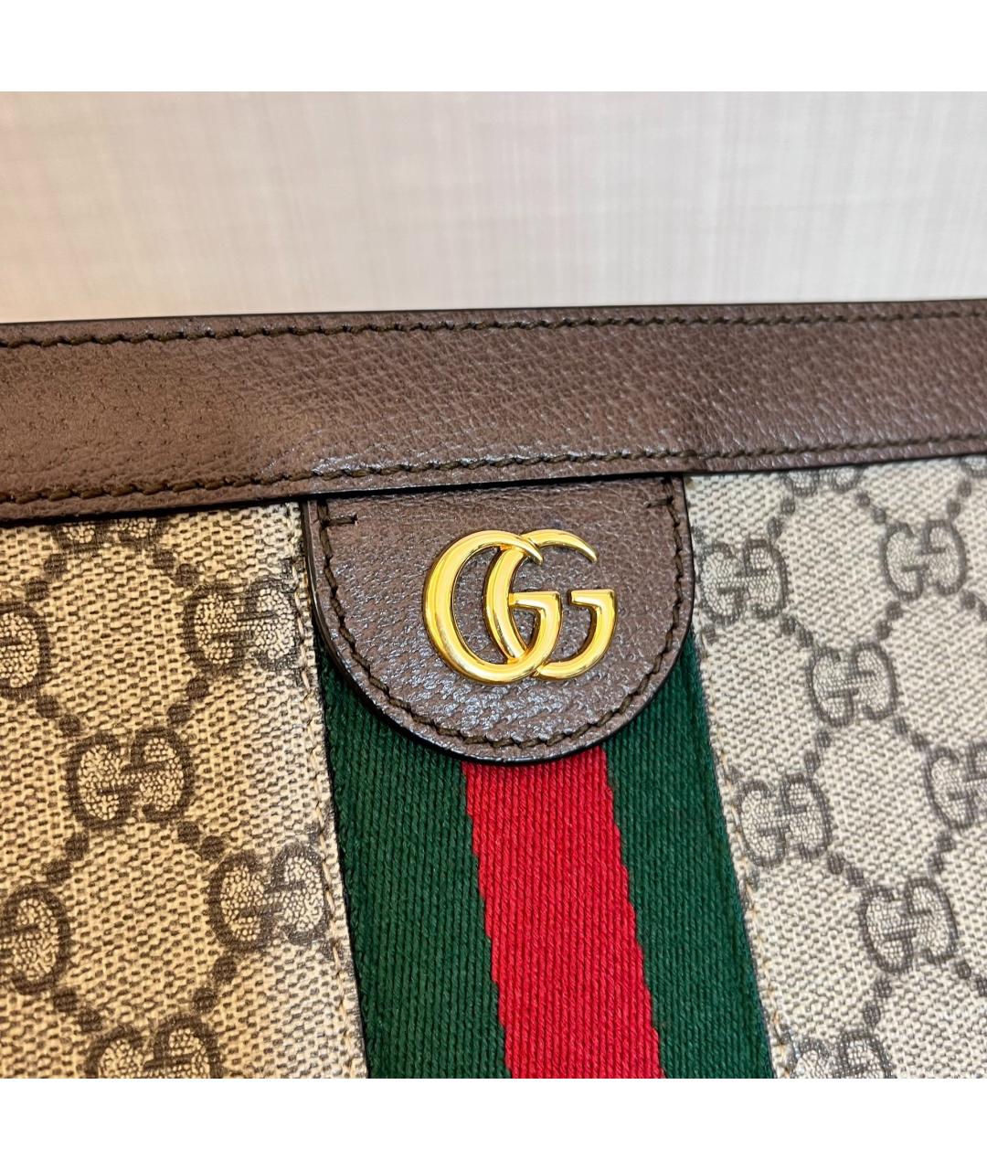 GUCCI Коричневая сумка через плечо, фото 3