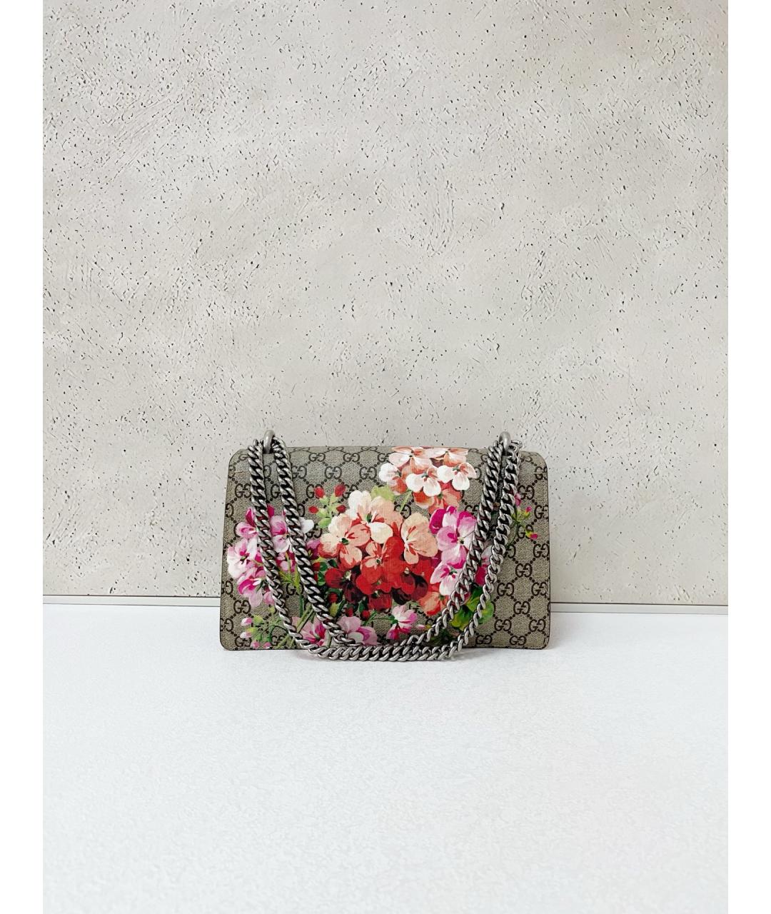 GUCCI Коричневая деним сумка через плечо, фото 2