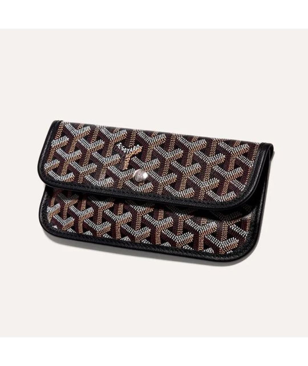 GOYARD Черная кожаная сумка тоут, фото 7