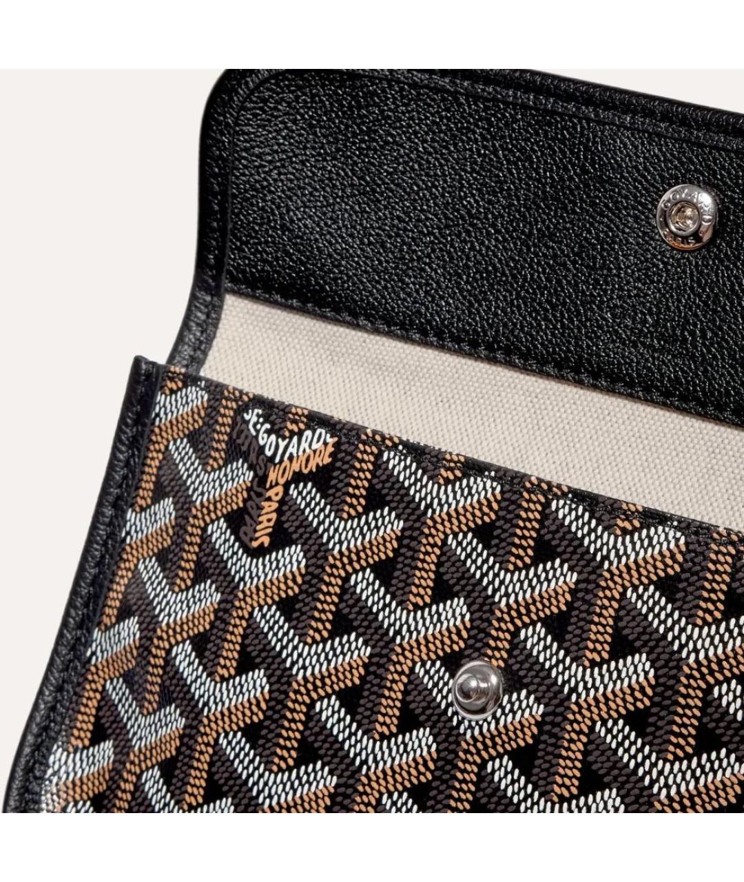 GOYARD Черная кожаная сумка тоут, фото 8