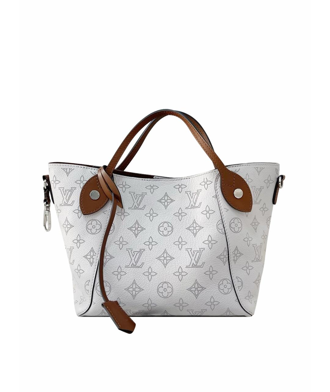 LOUIS VUITTON Белая кожаная сумка с короткими ручками, фото 1