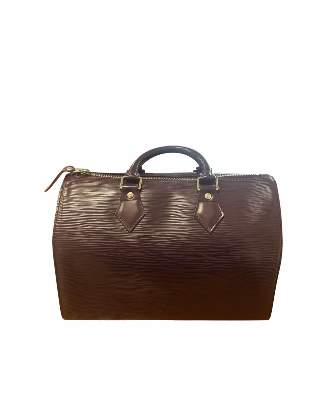 LOUIS VUITTON Бордовая сумка с короткими ручками, фото 1