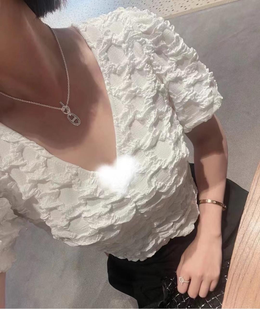 HERMES Серебряное серебряное колье, фото 6