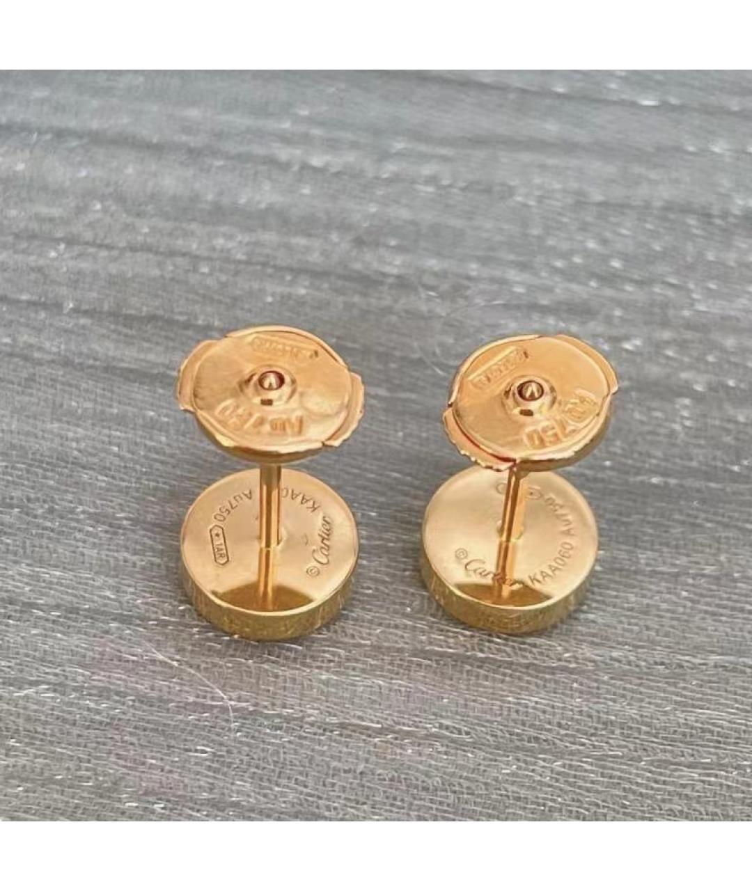 CARTIER Золотые серьги из желтого золота, фото 4