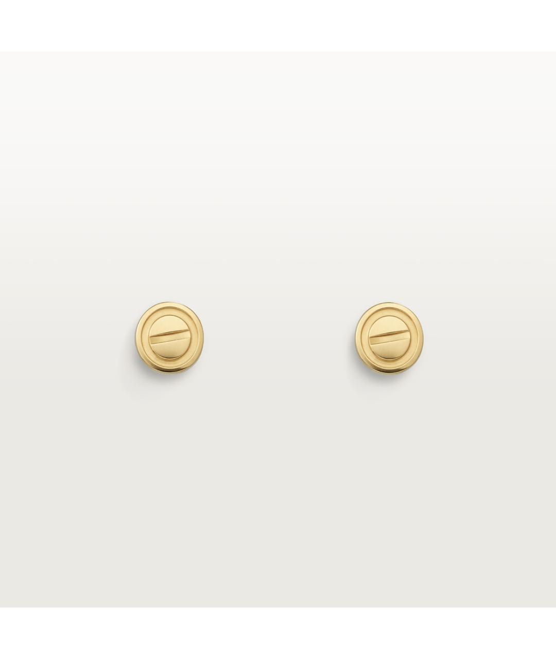 CARTIER Золотые серьги из желтого золота, фото 6