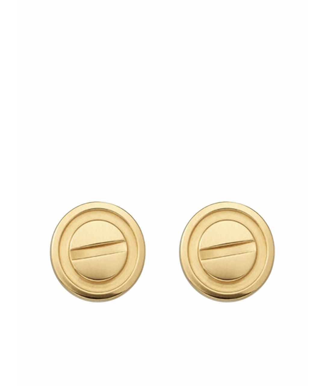 CARTIER Золотые серьги из желтого золота, фото 1