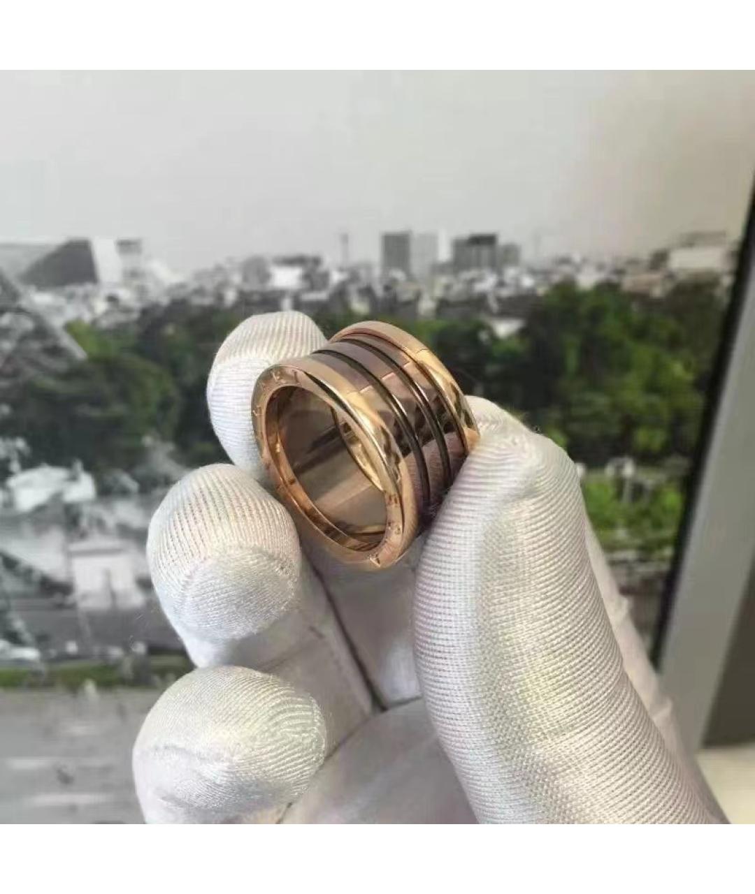 BVLGARI Золотое кольцо из розового золота, фото 6