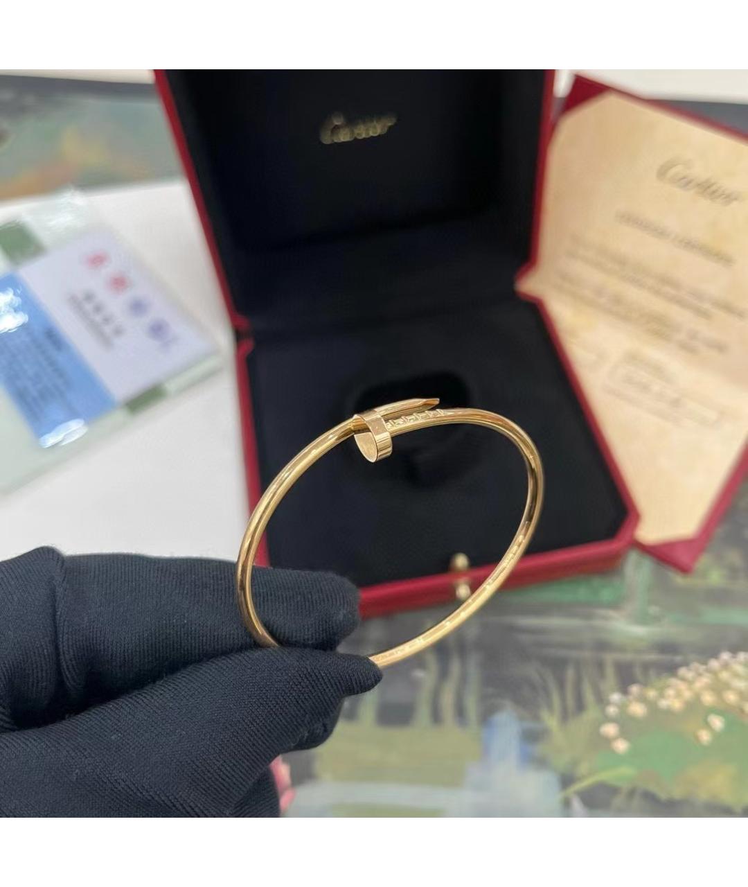 CARTIER Золотой браслет из розового золота, фото 4