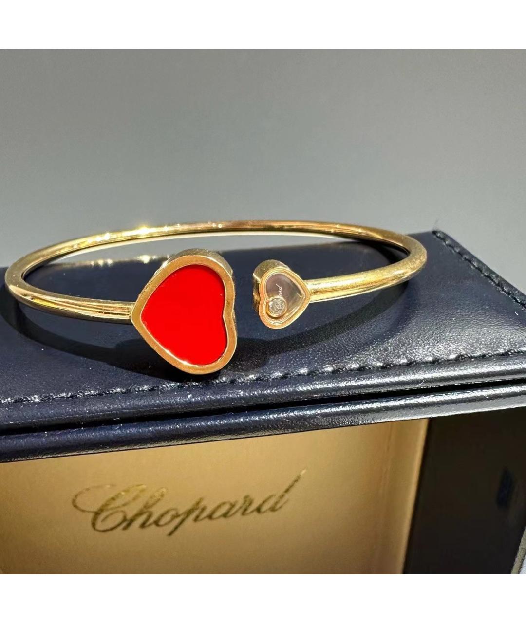 CHOPARD Красный браслет из розового золота, фото 6