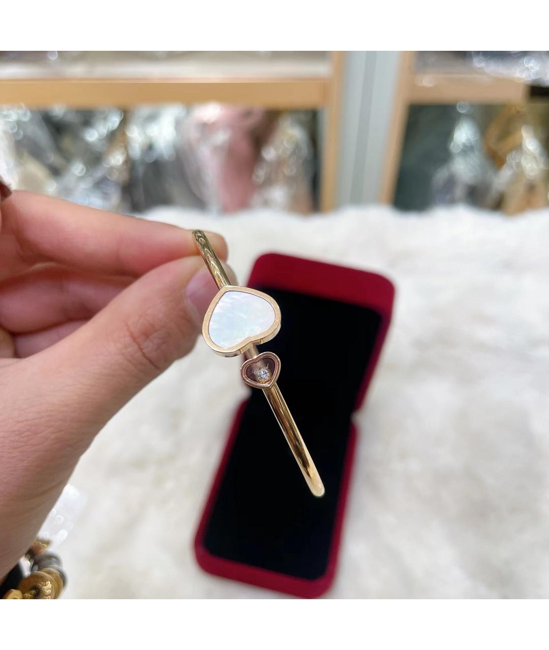 CHOPARD Белый браслет из розового золота, фото 4