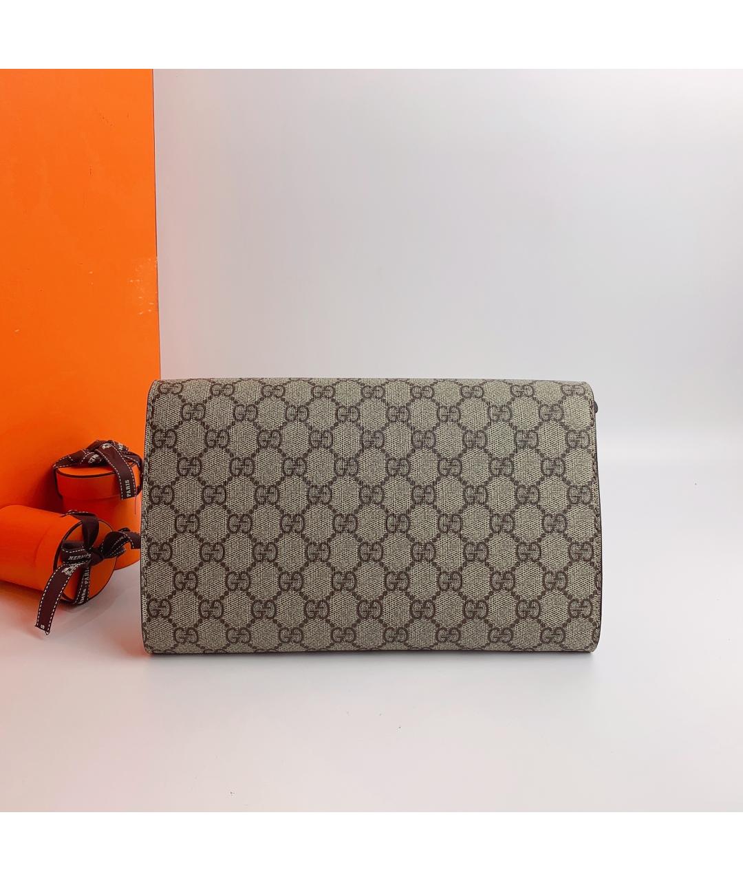 GUCCI Серая сумка через плечо, фото 2