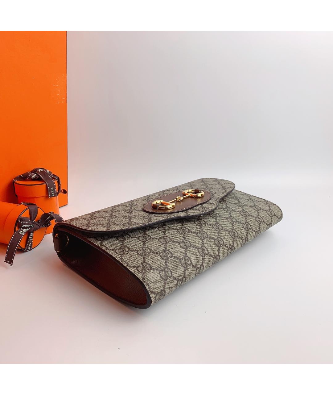 GUCCI Серая сумка через плечо, фото 4