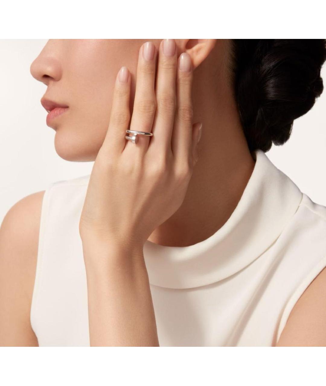 CARTIER Серебряное кольцо из белого золота, фото 2